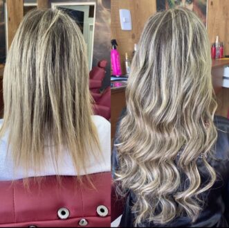 mega hair - antes e depois
