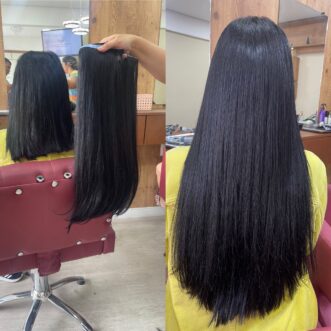 mega hair - antes e depois