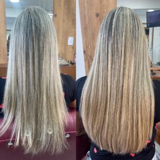 mega hair - antes e depois