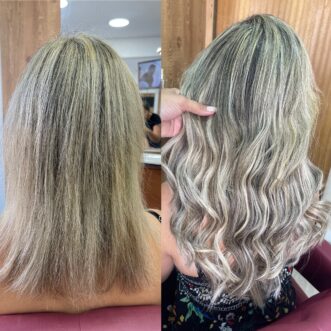 mega hair - antes e depois