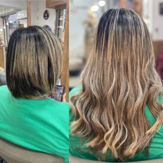 mega hair - antes e depois