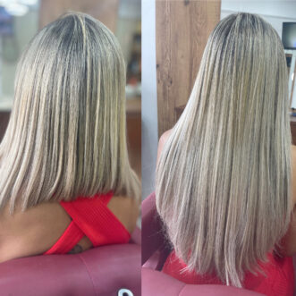 mega hair - antes e depois