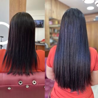 mega hair - antes e depois