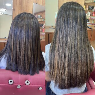 mega hair - antes e depois