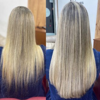 mega hair - antes e depois