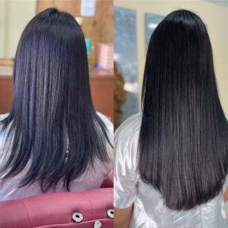mega hair - antes e depois