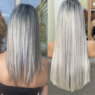 mega hair - antes e depois
