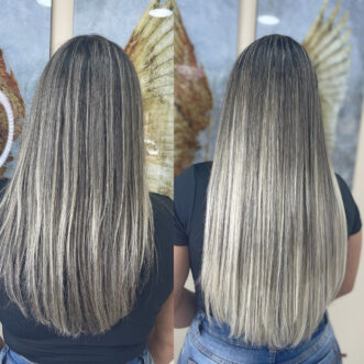 mega hair - antes e depois