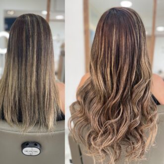 mega hair - antes e depois