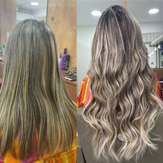 mega hair - antes e depois