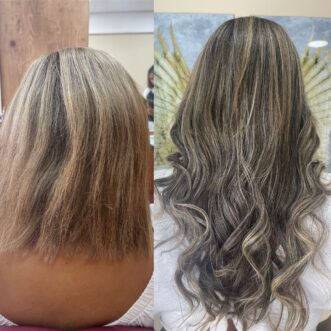 mega hair - antes e depois