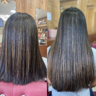 mega hair - antes e depois