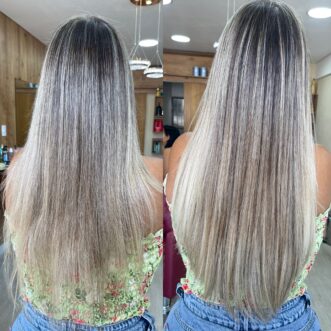 mega hair - antes e depois