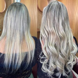 mega hair - antes e depois